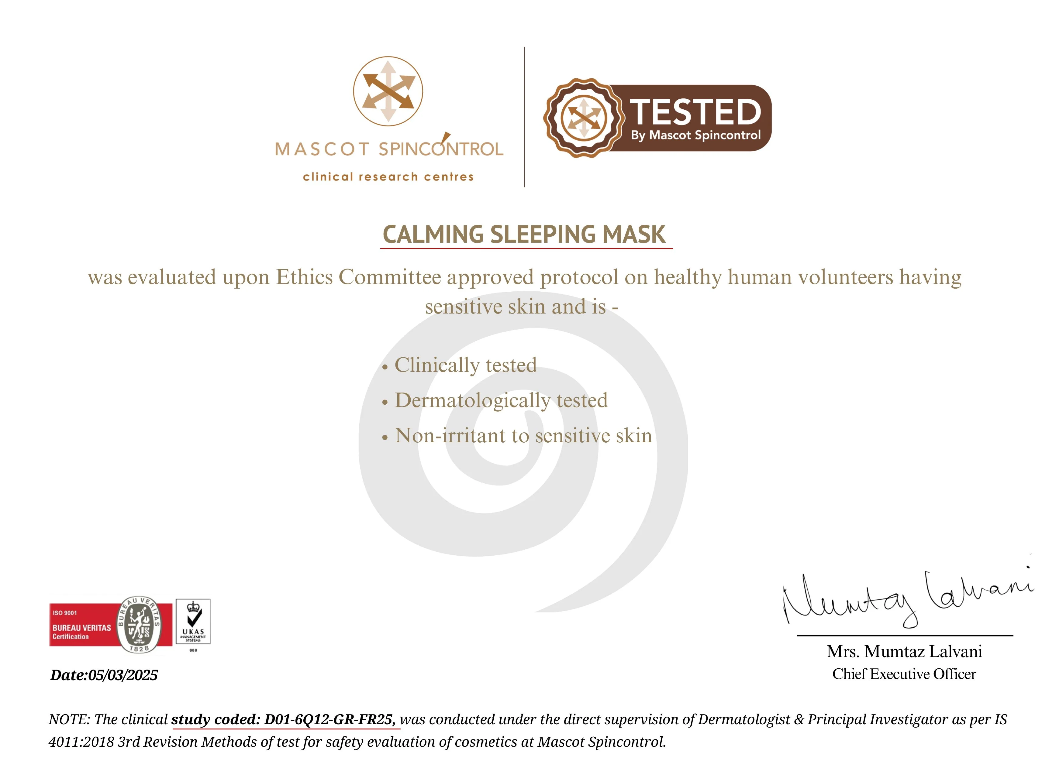 Barrier Reset Calming Sleeping mask 50ml - Image 7