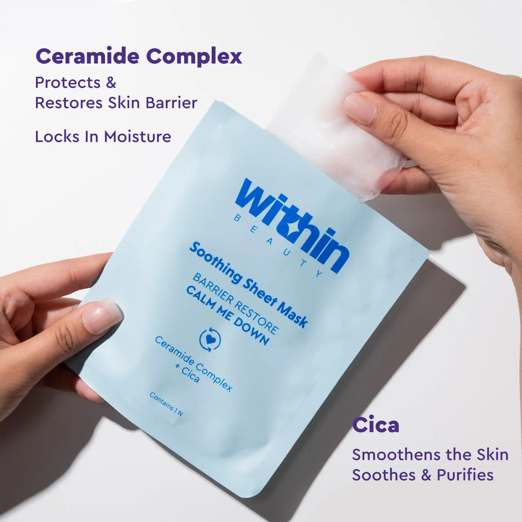 Calm Me Down  Barrier Restore Soothing Sheet Mask 1 Unit - Image 3